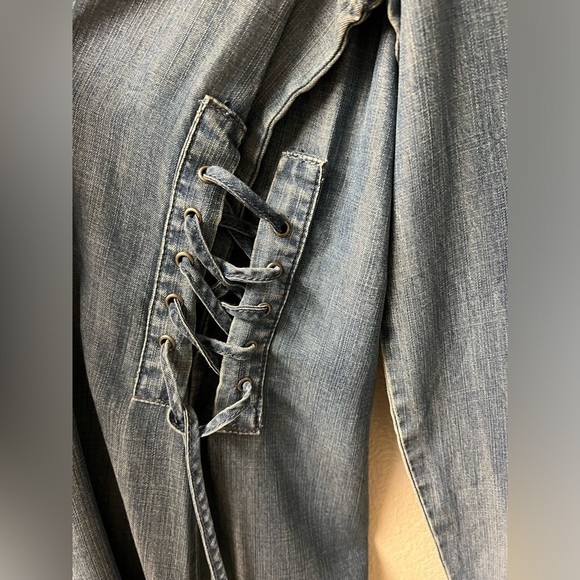 NWT Chico’s Denim Midi Dress‎ - Size 1/Small - Picture 3 of 9